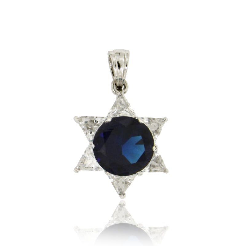 Stella di Luce – Ciondolo Passante con Cristallo Colorato in Argento 925