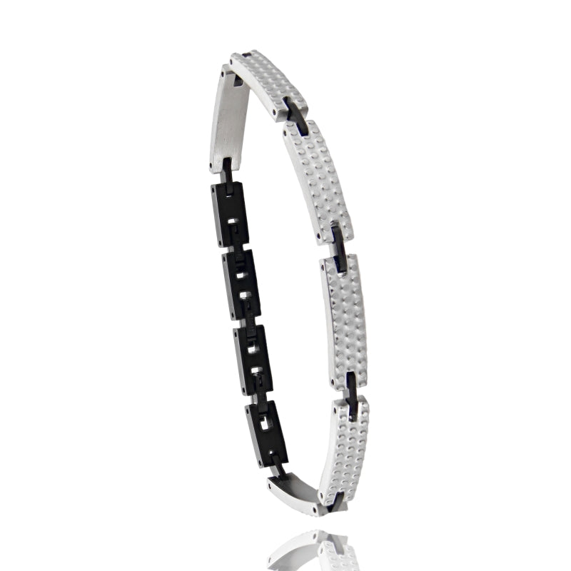 Urban Link – Bracciale Imperniato in Acciaio Multicolor