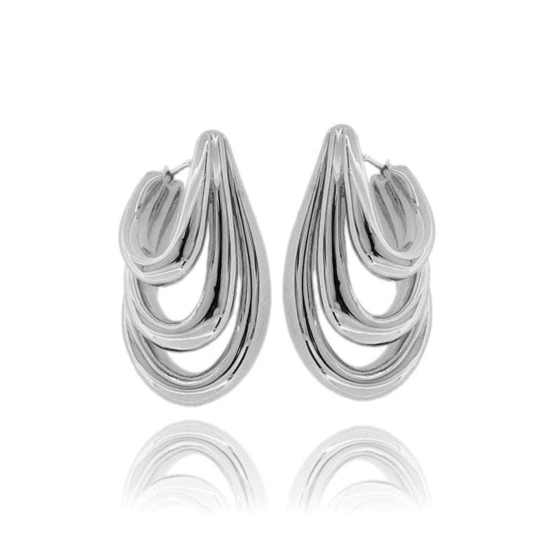 Orecchini Degradé Fluid Silver – Argento 925