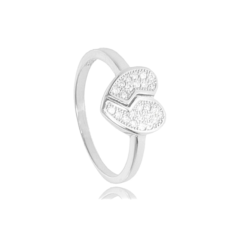 Anello “Frattura d’Amore” – Argento 925 con Zirconi