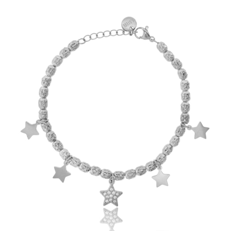Bracciale Stellar Beads – Stelle Pendenti con Zirconi