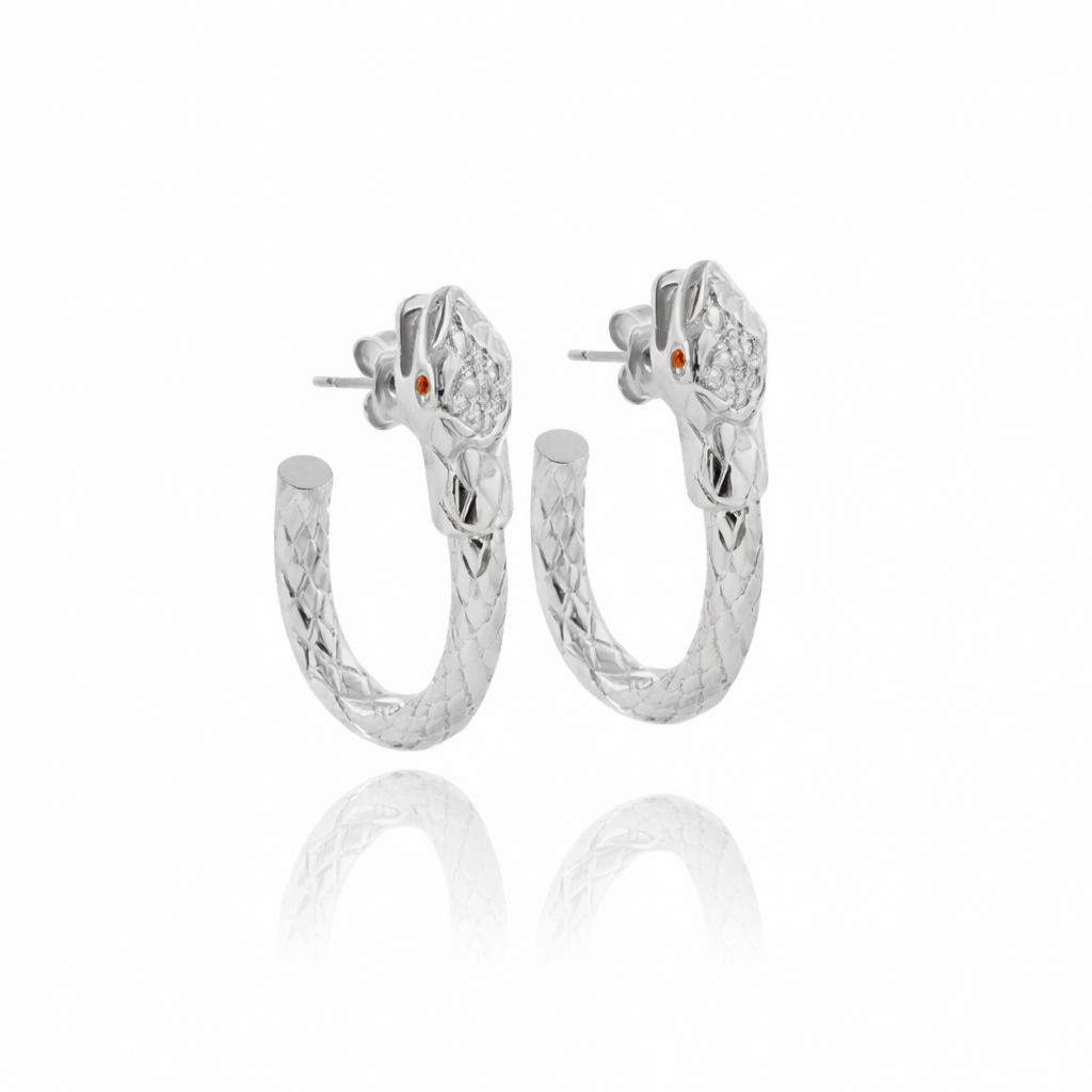 Orecchini Serpentis – Argento 925 con Zirconi