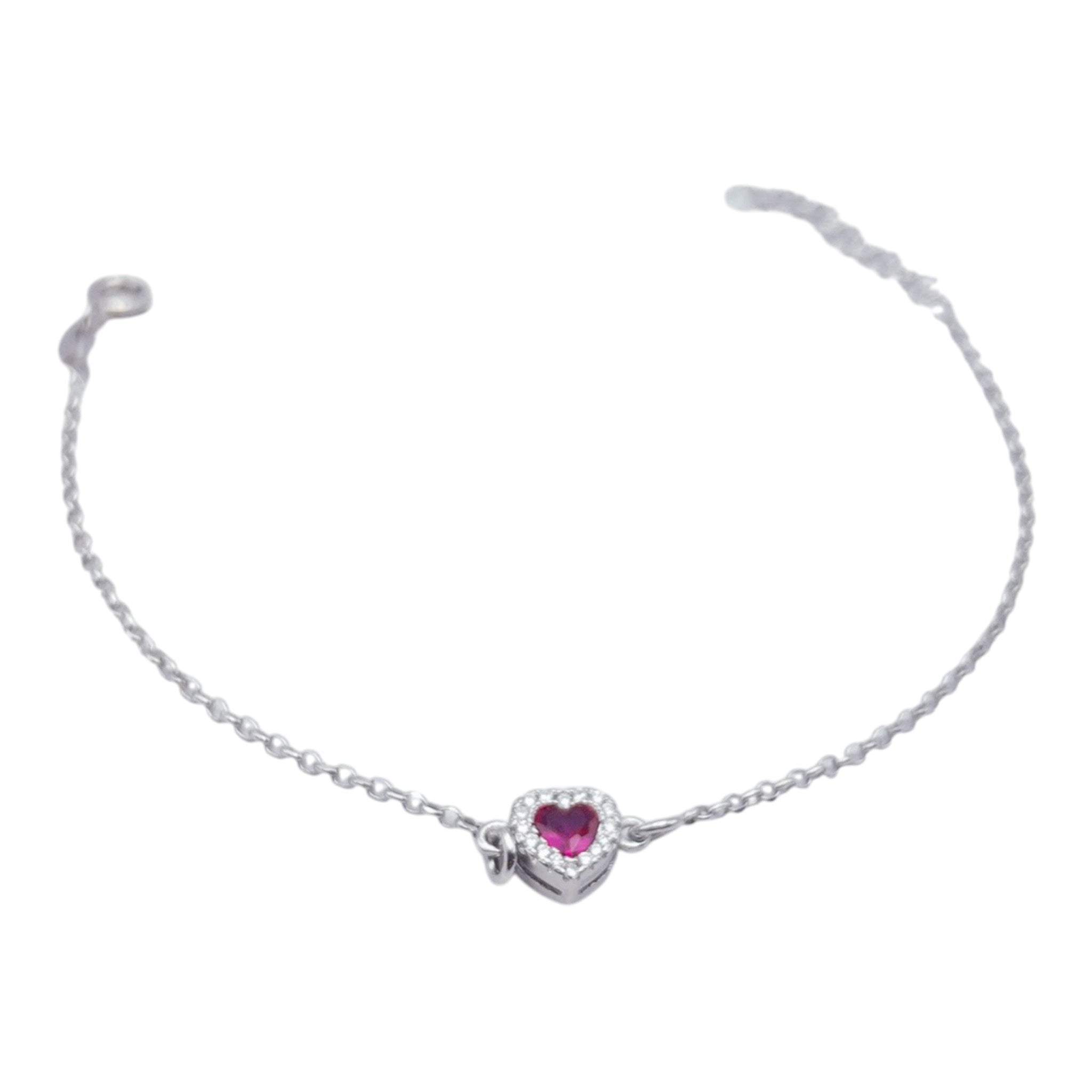 Bracciale Cuore Cremisi