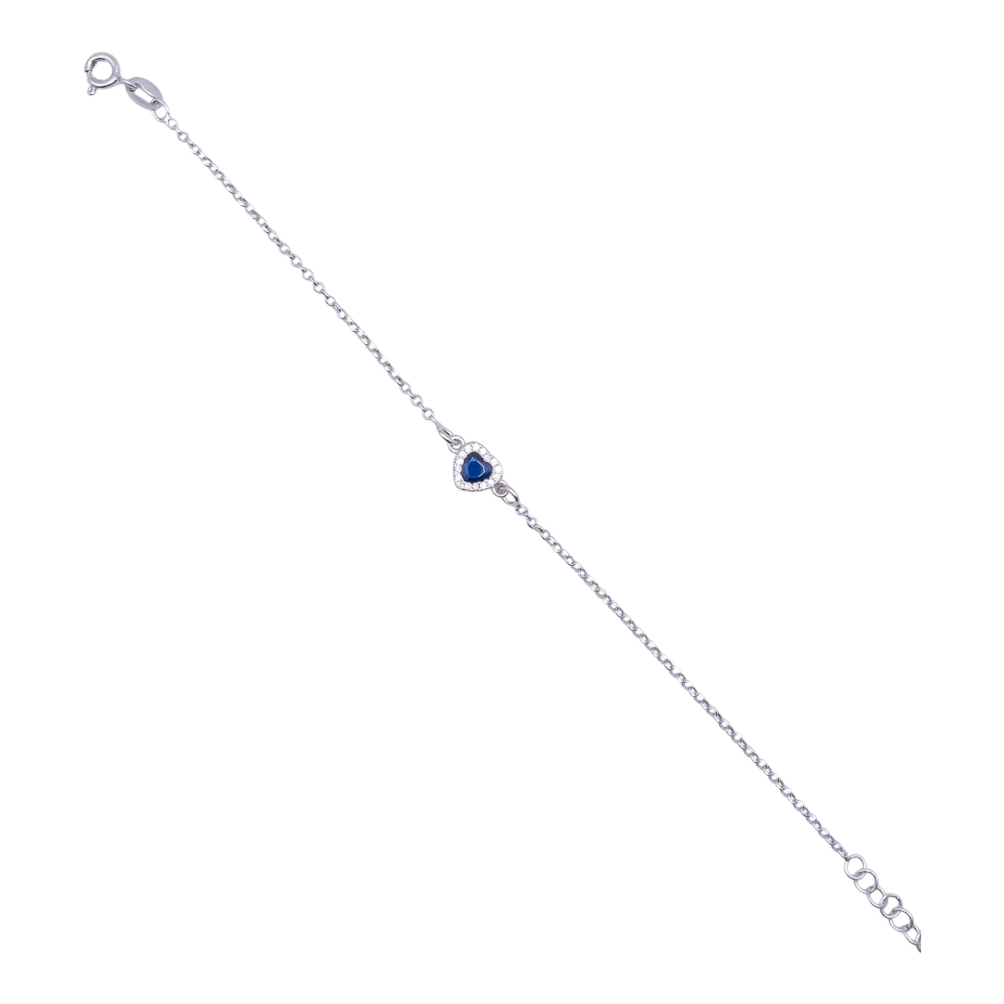 Bracciale Cuore di Zaffiro