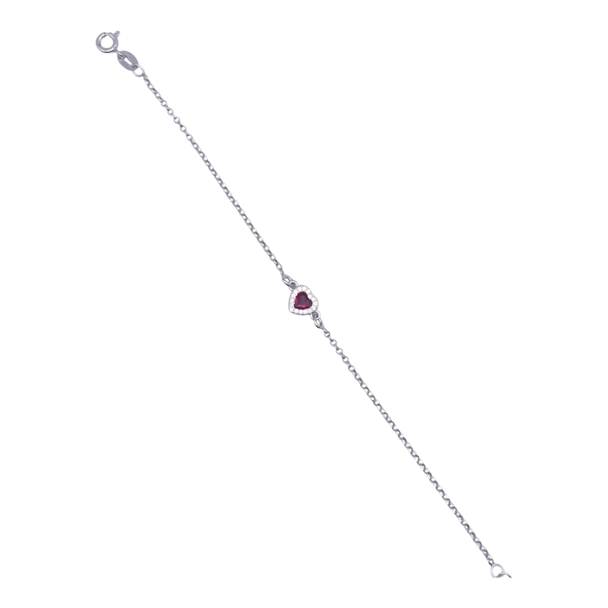 Bracciale Cuore Cremisi