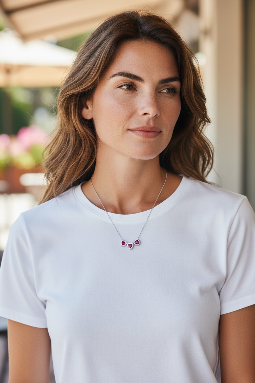 Collana Trilogia d’Amore - Argento 925