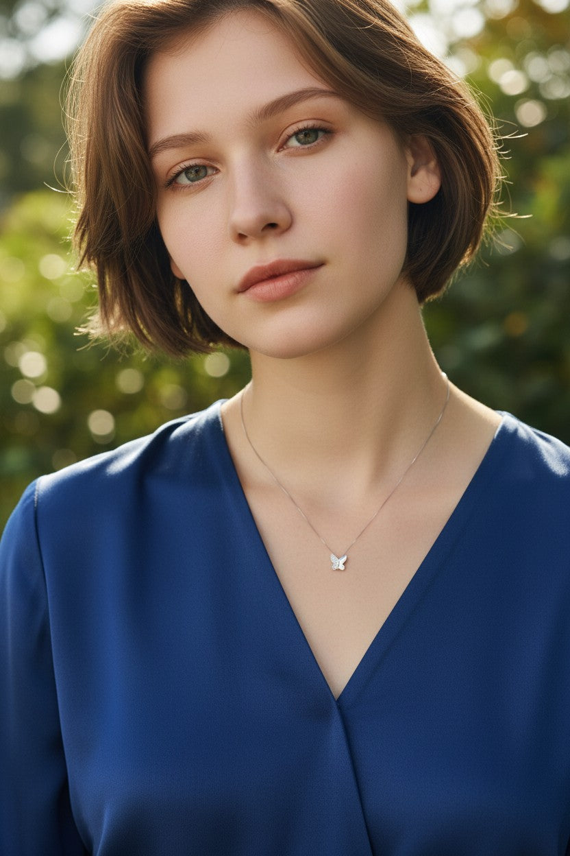 Butterfly Shine Mini - Argento 925