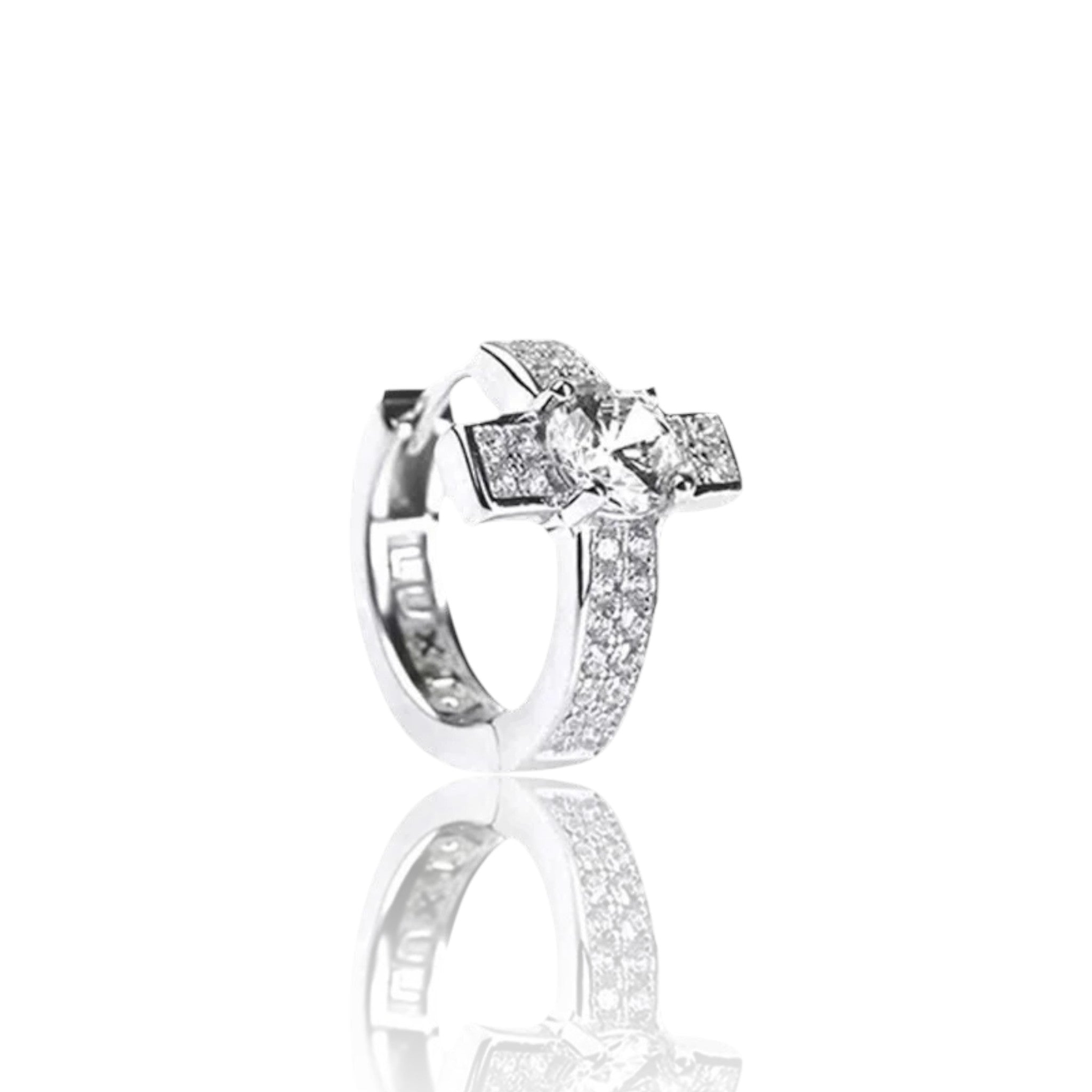 ORECCHINI CROSS SHINE