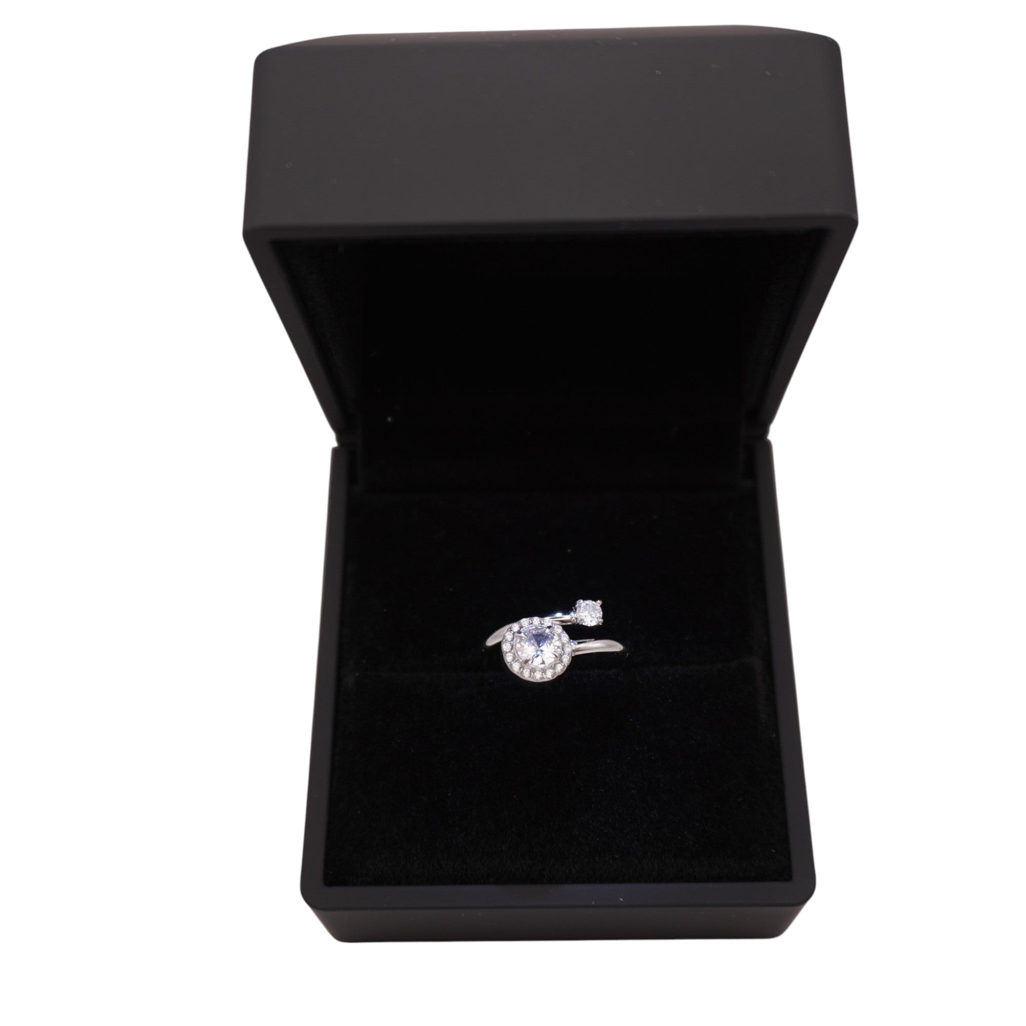 Anello Double Halo Shine