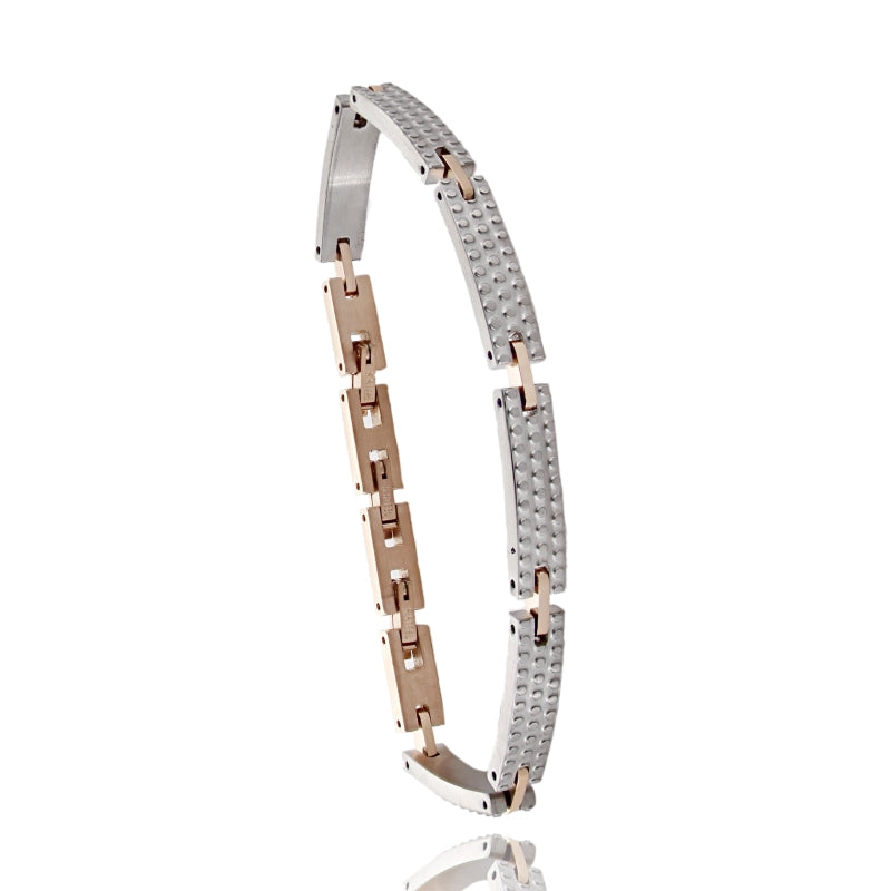 Urban Link – Bracciale Imperniato in Acciaio Multicolor