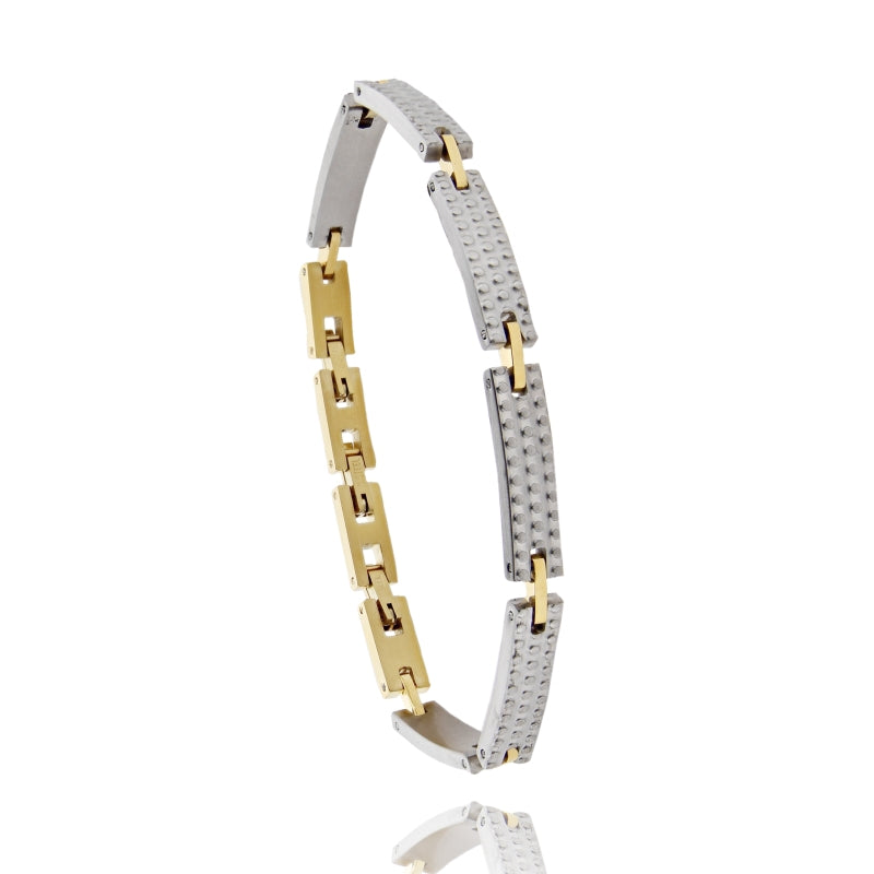 Urban Link – Bracciale Imperniato in Acciaio Multicolor