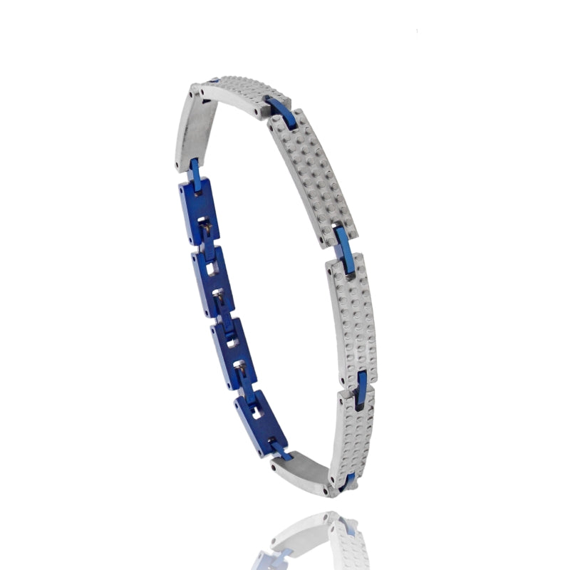 Urban Link – Bracciale Imperniato in Acciaio Multicolor