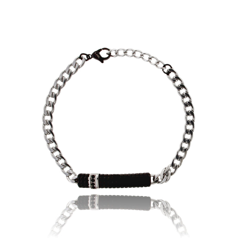 Bracciale Grumetta Nero “Vector”