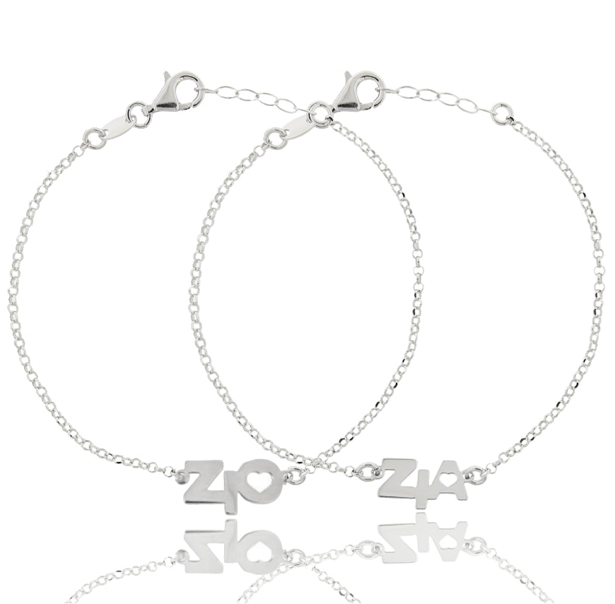 Zeta Love – Bracciale con Iniziale Z in Argento 925