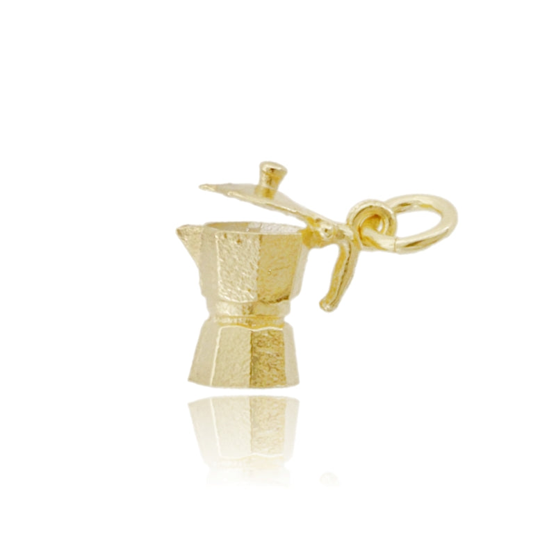 Moka d’Amore – Ciondolo Caffettiera in Argento 925