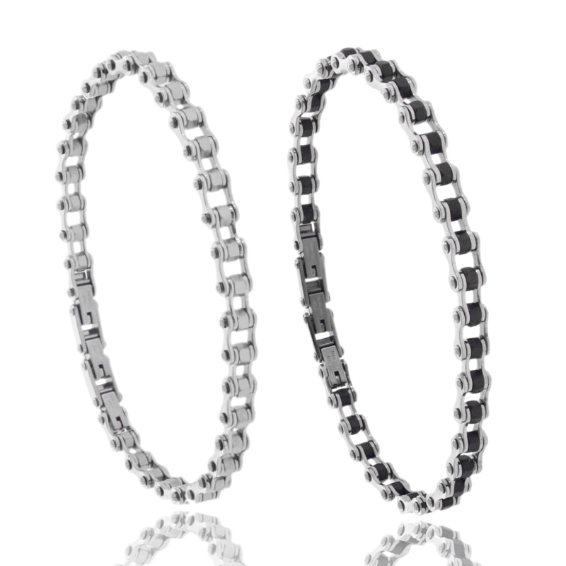 Bracciale Bike Carbon – Acciaio Inossidabile Catena Motocycle