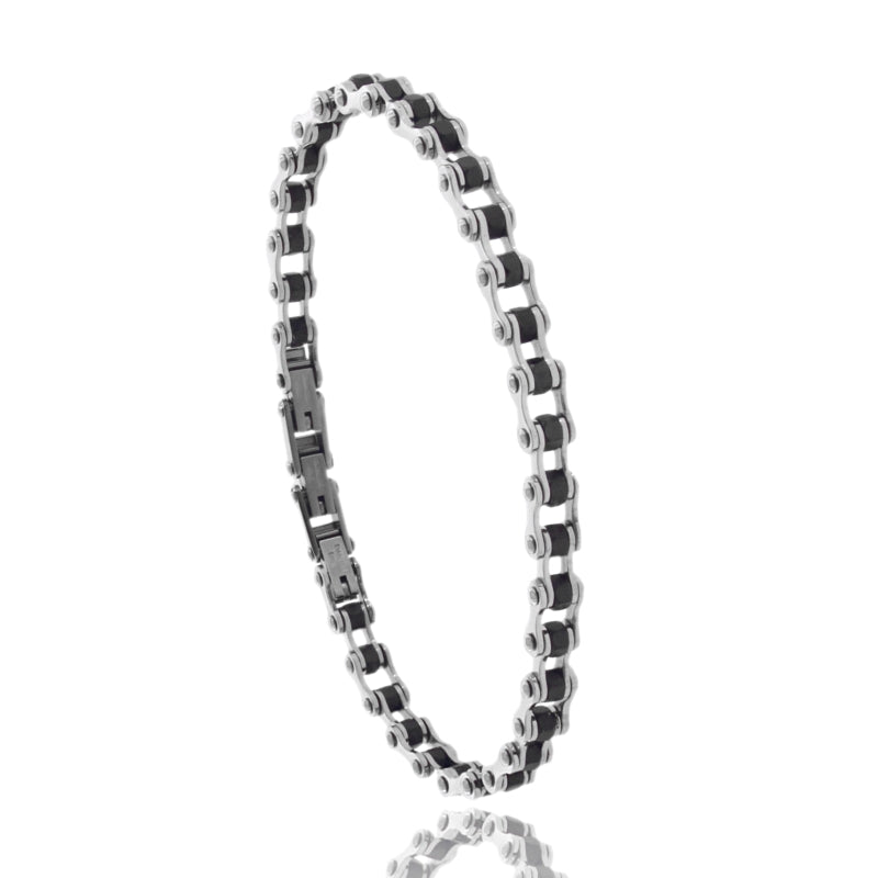 Bracciale Bike Carbon – Acciaio Inossidabile Catena Motocycle