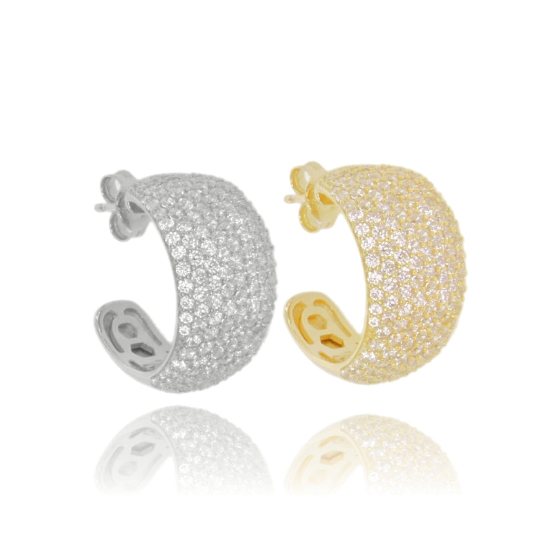 Brillante Aura Pavé - Argento 925