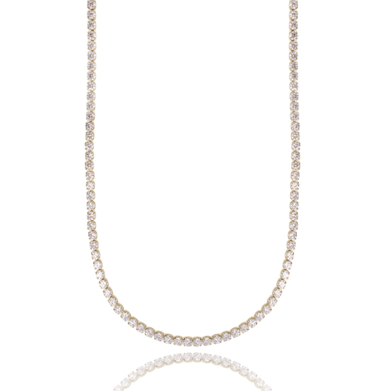 Collana “Eterna Spark” Tennis in Acciaio con Zirconi