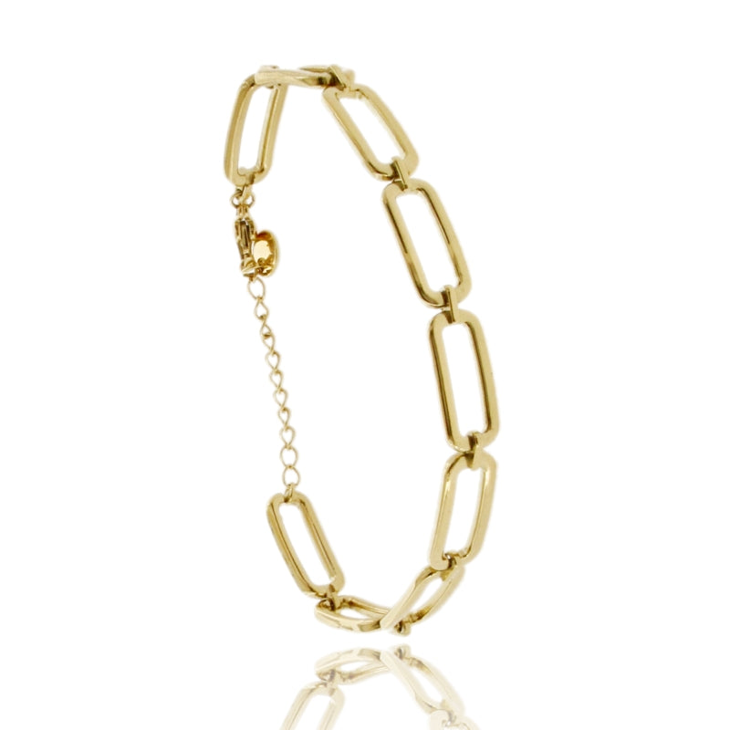 Chain Bold – Bracciale Maglia Rettangolare
