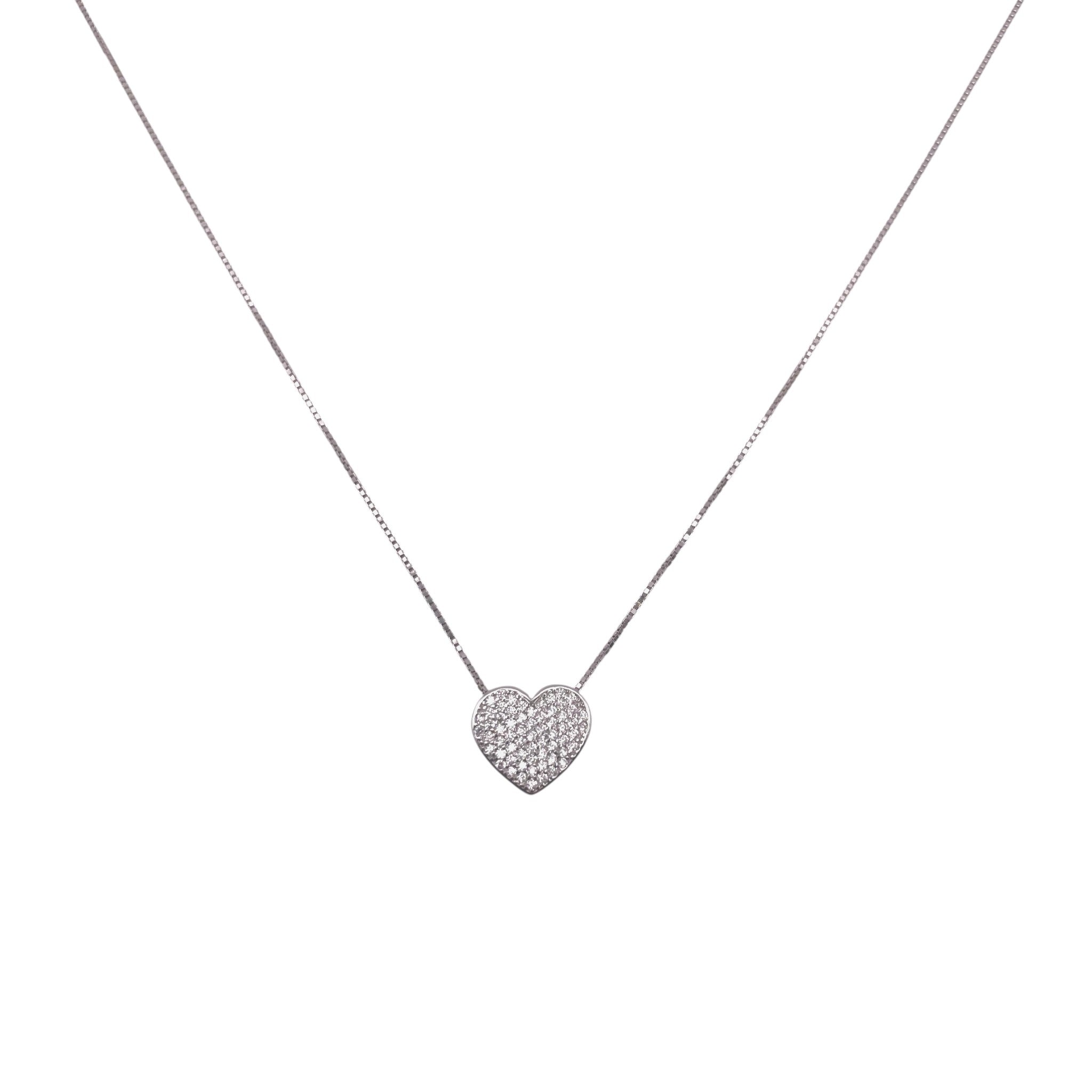 Cuore Crystal Glow in Argento 925