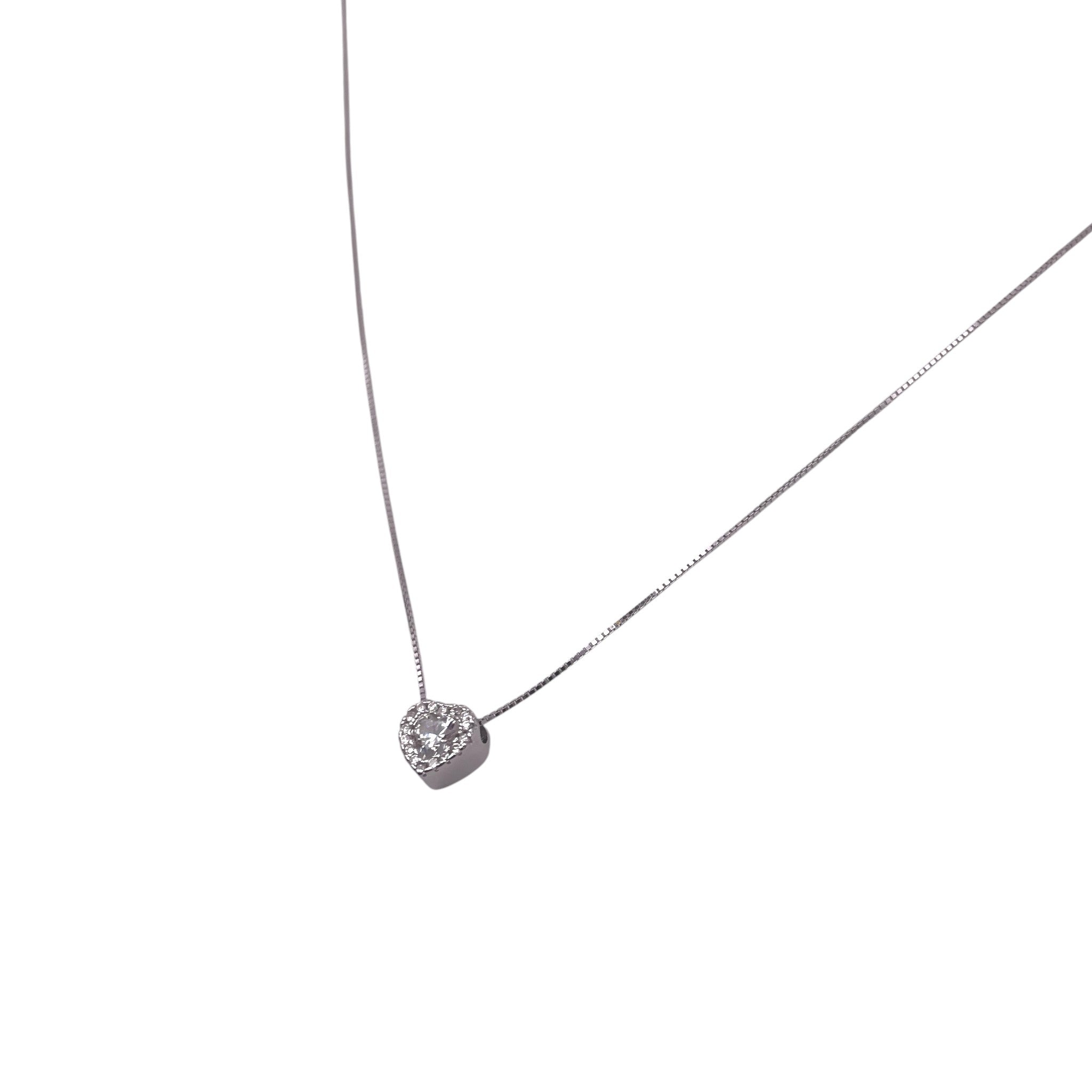 Cuore Crystal Mini in Argento 925