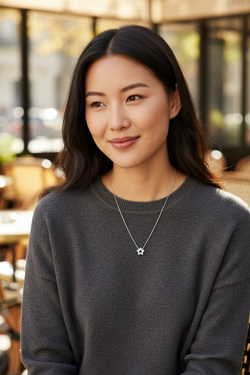 Collana Scia di Stelle - Argento 925