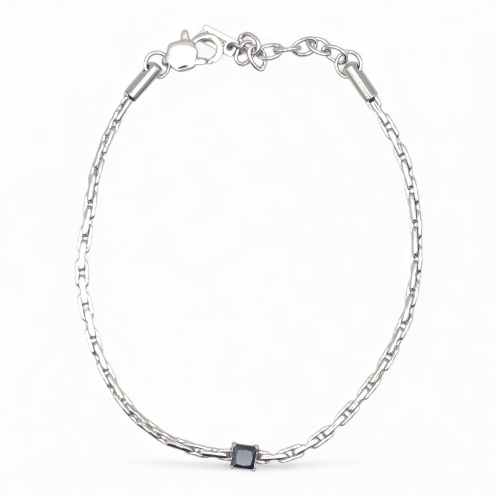 Bracciale Blu Notte – Argento e Pietra Zaffiro