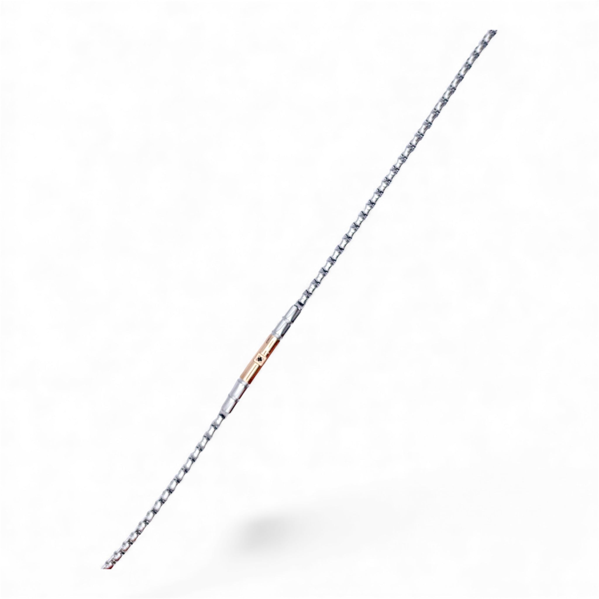 Bracciale Linea di Fuoco – Acciaio e Dettaglio Bronzo