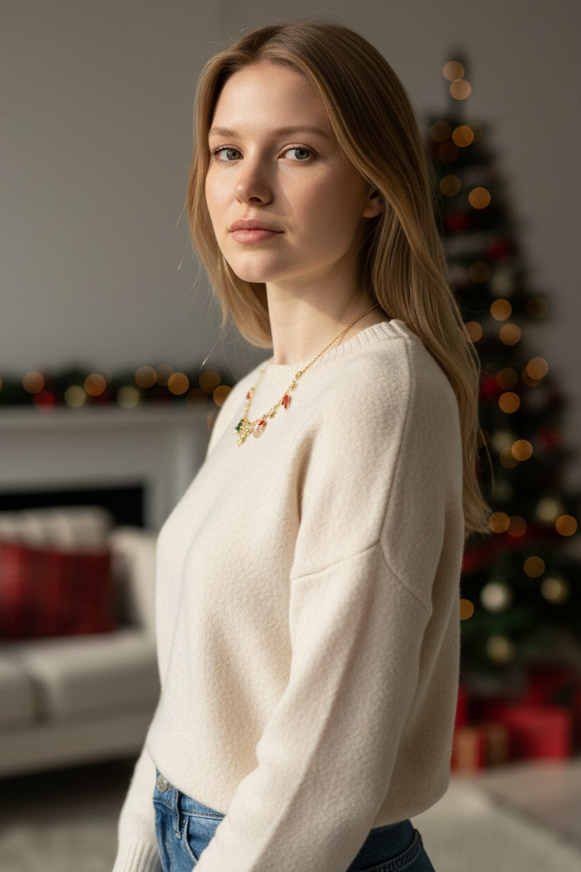 Collana Christmas Icons Argento 925